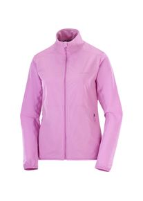Salomon Essential Lightwarm Hybrid Fleecejacke Damen - rosa - Gr. XL - Polyester/Elastan