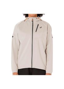 asics Fujitrail Elite Waterproof Jacket Laufjacke Damen (Gr XS |grau |wasserdicht)