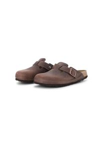 Birkenstock Loafer - Boston Habana Unisex Clog - Gr. 44 (EU) - in Braun - für Damen