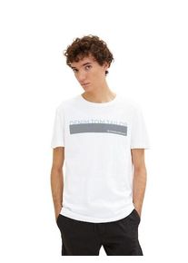 Herren T-Shirt, bunt, modisch, Gr. M, Tom Tailor Denim, Jersey, Obermaterial: 100% Baumwolle, Shirts, in verschiedenen Farben