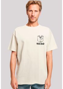 F4NT4STIC Herren T-Shirt "Wise Dad Vatertag", beige, casual, Gr. XXL, Obermaterial: 100% Baumwolle, Shirts, Premium Qualität