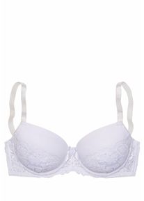 Nuance Große Größen Schalen-BH Gr. 105B weiß geblümt für Damen