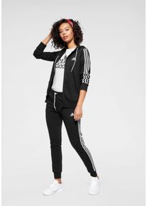 adidas Performance Große Größen Jogginganzug Gr. L schwarz für Damen