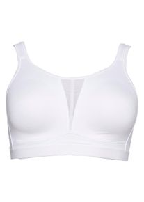 Große Größen Sport-BH aus COOLMAX® mit 2 Tragevarianten Gr. 85D weiß von sheego für Damen