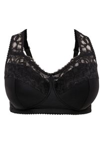 Große Größen BH ohne Bügel mit wattierten Cups Gr. 100B schwarz von sheego für Damen