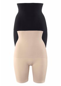 Petite Fleur Große Größen Formpants Gr. 40/42 schwarz/beige für Damen