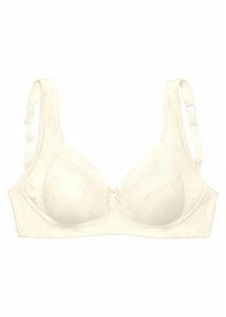 Große Größen Swegmark Entlastungs-BH aus schönem Jacquardmaterial Gr. 100C beige für Damen