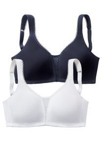 Nuance Große Größen Entlastungs-BH Gr. 85C schwarz/weiß für Damen