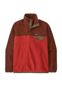Patagonia Lightweight Synch Snap-T P/O Fleecepullover Herren Wandern (Gr XXL |rot)