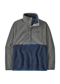 Patagonia Retro Pile 1/2 Snap Pullover Fleecepullover Men (Gr S |grau/blau)
