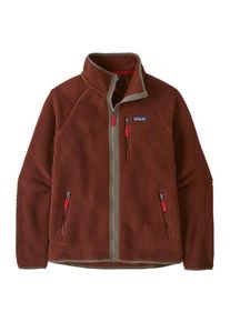 Patagonia Retro Pile Jacket Fleecejacke Men (Gr S |braun/rot)