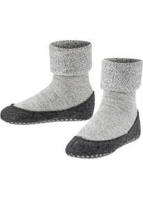 Falke Cosyshoe Hausschuhe Kinder - grau - Gr. 33-34