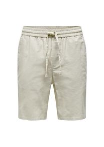 Only & Sons Only & Sons Shorts Unifarbene Bermuda Linus Shorts mit elastischem Bund und seitlichen Eingrifftaschen in Regular Fit