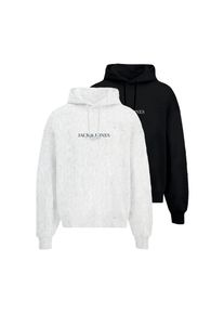Jack & Jones Jack & Jones Kapuzensweatshirt Billyburg Hoodie in Zweierpack