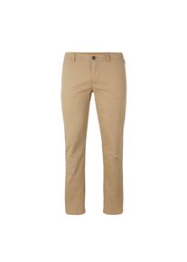 Tom Tailor Hose Unifarbene Slim Fit Chinohose Travis mit seitlichen Eingrifftaschen, Gürtelschlaufen und Paspeltaschen