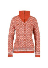Flomax Troyer Svea Wollpullover Women (Gr L |rosa)