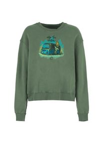 E9 Aura Pullover Damen (Gr M |oliv)