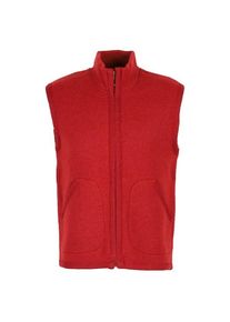 Flomax Walk Weste Reißverschluss Wollweste Herren Alltag (Gr XL |rot)