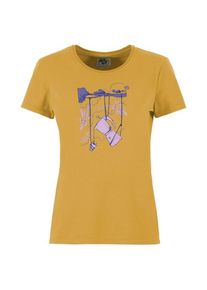 E9 Bond T-Shirt Damen Bouldern (Gr L |beige)