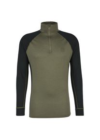Langarm Unterhemde Stoic Merino180 BengtSt. Half Zip Herren (Gr XXL |oliv)