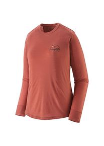 Merinoshirt Patagonia L/S Cap Cool Merino Graphic Shirt Damen (Gr S |rot)