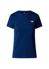 The North Face S/S Simple Dome Tee T-Shirt Damen (Gr M |blau)