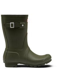 Gummistiefel Hunter Boots Original Short Damen (Gr 40,5 |oliv |wasserdicht)