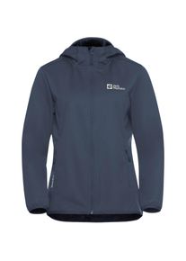 Jack Wolfskin Windhain Softshelljacke Damen - blau - Gr. S