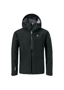 Schöffel Schöffel Jacket Cascata Regenjacke Herren (Gr 52 |schwarz |wasserdicht)