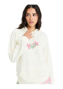 Roxy Damen Hoodie "Hibiscus Heart", beige, Gr. XL, 60% Baumwolle, 40% Polyester, Sweatshirts