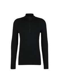 Icebreaker 260 Tech L/S Half Zip Merinounterwäsche Herren (Gr XL |schwarz)