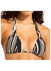 Seafolly Coastline Multi Fit Longline Tri Bikini-Top Damen (Gr 32 |orange)