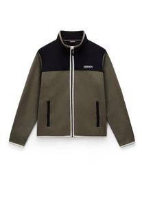 Napapijri T-Dergana Full Zip Fleecejacke Men (Gr M |braun)