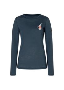 super.natural Lil Ski Bunny L/S Longsleeve Damen (Gr S |blau/ various)