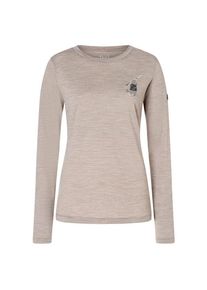 Longsleeve super.natural Lil Ski Bunny L/S Damen (Gr XL |grau)