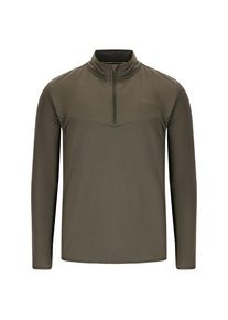 Endurance Ledger Waffle Melange Midlayer Fleecepullover Herren (Gr M |braun)