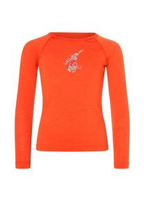 Merinounterwäsche super.natural Ski Bunny175 L/S Kinder (Gr 128 |rot)