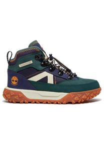 Timberland Youths Greenstride Motion 6 Mid Bungee WP Boot Freizeitschuhe Kinder (Gr 1,5 |blau |wasserdicht)