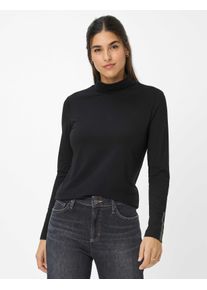 Brax Damen Shirt Style CARINA L black, schwarz, Gr. 48