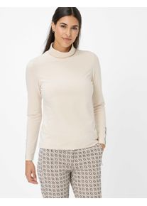 Brax Damen Shirt Style CARINA L canvas, cremeweiß, Gr. 34