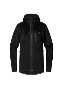 Haglöfs Fleecejacke Haglöfs Vassi Mid Hood Damen (Gr XL |schwarz)