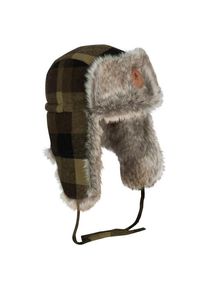 Pinewood Murmansk Check Hat Mütze (Gr 60-63 cm - XL/XXL |grau)