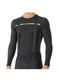 Castelli Merino Seamless Baselayer Merinounterwäsche Herren (Gr S/M |schwarz/grau)