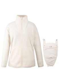 Fleecejacke Mamalila Fleece-Tragejacke Basel Damen (Gr S |weiß)