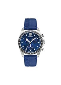 Versace Uhren - Quarz-Chronographenuhr Greca Chr Wave (Wc-0H) - Gr. unisize - in Blau - für Damen