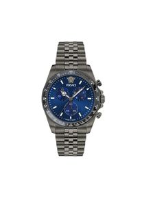 Versace Uhren - Quarz-Chronographenuhr Greca Chr Wave (Wc-0H) - Gr. unisize - in Grau - für Damen