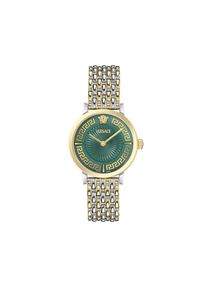 Versace Uhr - Quarz-Analoguhr Greca Fortuna (Wc-0A) - Gr. unisize - in Silber - für Damen