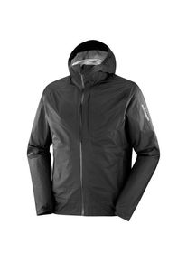 Laufjacke Salomon Bonatti WP Jacket Herren (Gr M |schwarz/grau |wasserdicht)