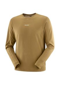Longsleeve Salomon SHKout Core L/S Herren (Gr S |beige/braun)