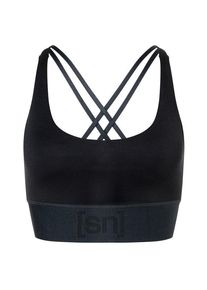 super.natural Lux Super Top Sport-BH Damen (Gr XS |schwarz)
